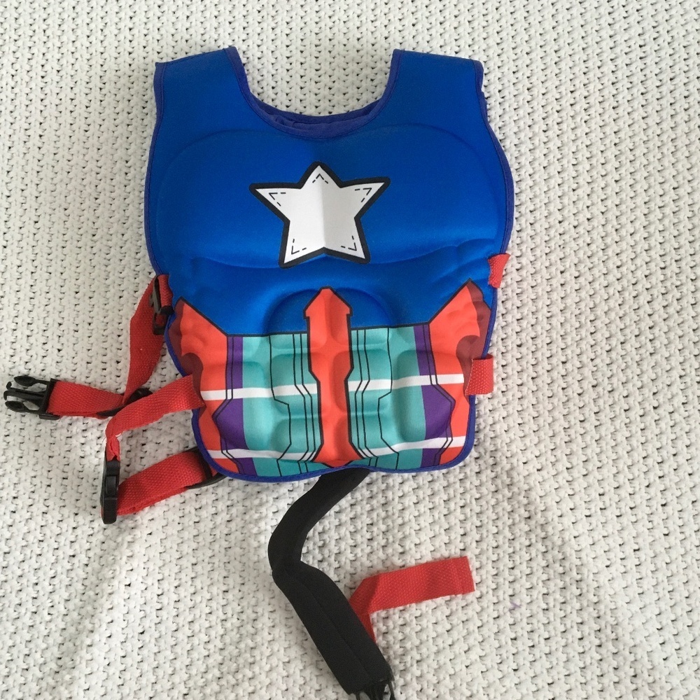 TODDLER SIZE MEDIUM 3-5 YEARS CARTOON PRINT LIFE JACKET